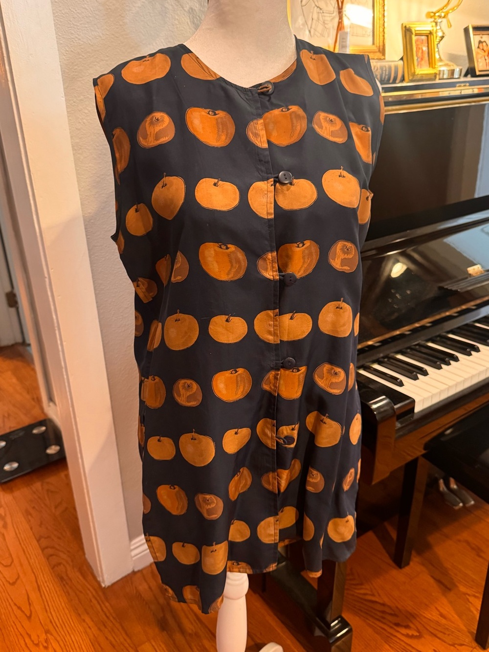 Bogari Silk Vintage Top